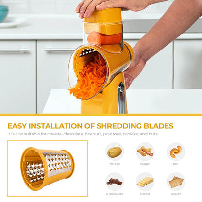 5 in 1 Gourmet Rotary Cheese Grater
